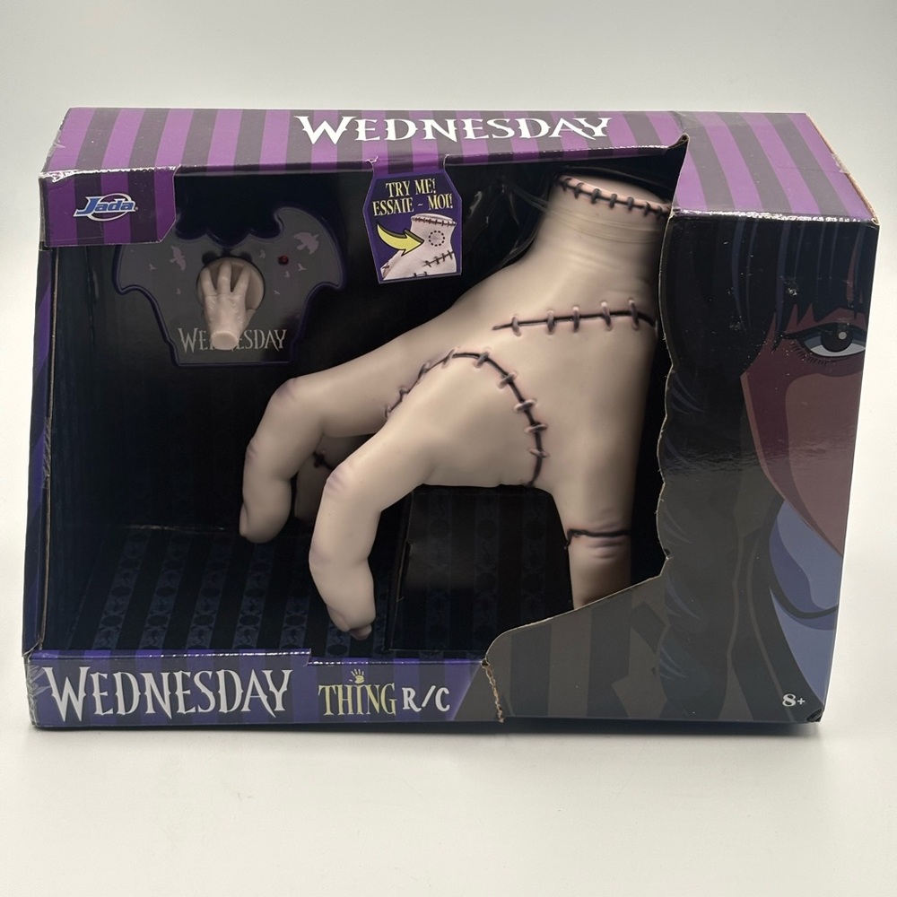 Jada Wednesday Addams THING Remote Control R/C Walking Hand USB